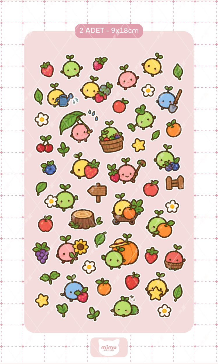 Junimo Sticker Seti Stardew Valley Oyun Karakteri Dekoratif Etiket 2 Adet