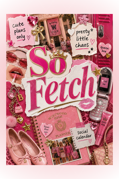 Mean Girls Film Temalı A5 Spiralli 4lü Not Defteri Seti Kalın Kapaklı Defter
