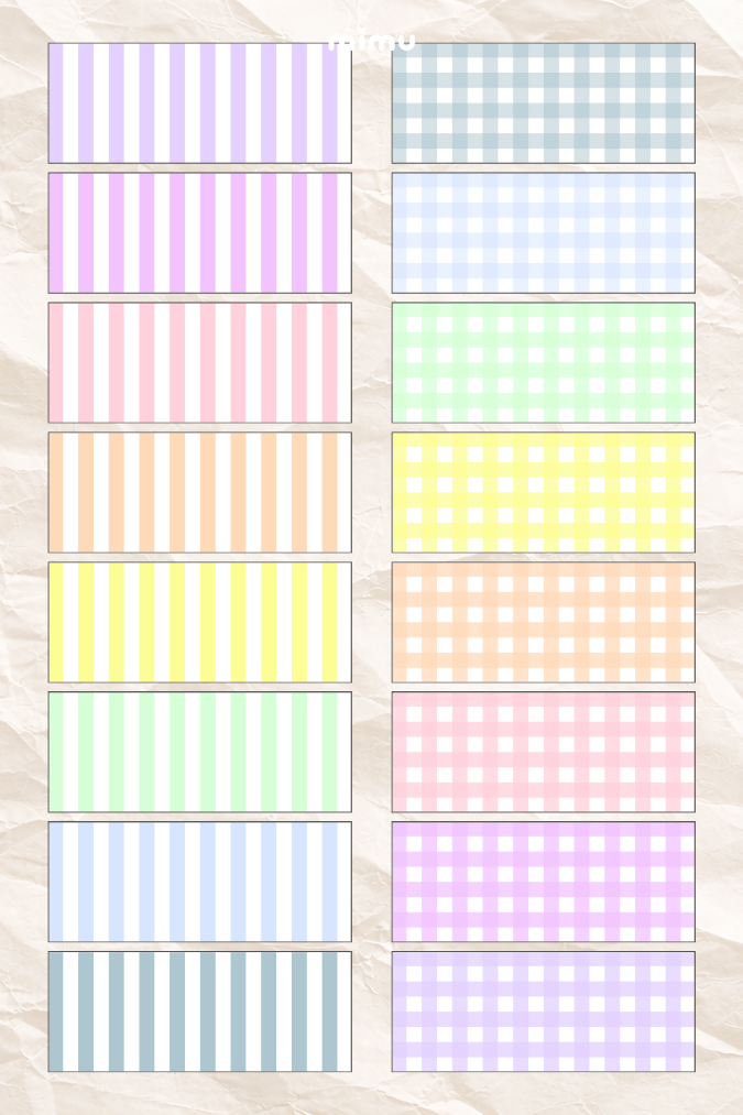 Desenli Kağıt Seti Scrapbook Kağıdı (220 gr) Ajanda Kolaj Junk Journal Bullet Journal Kağıtları